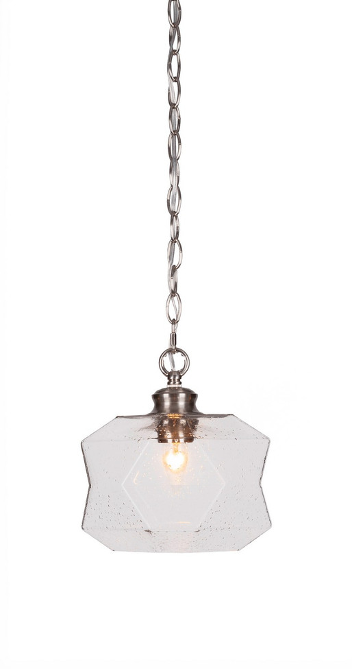 Toltec Lighting - 92-BN-4490 - One Light Pendant - Rocklin - Brushed Nickel