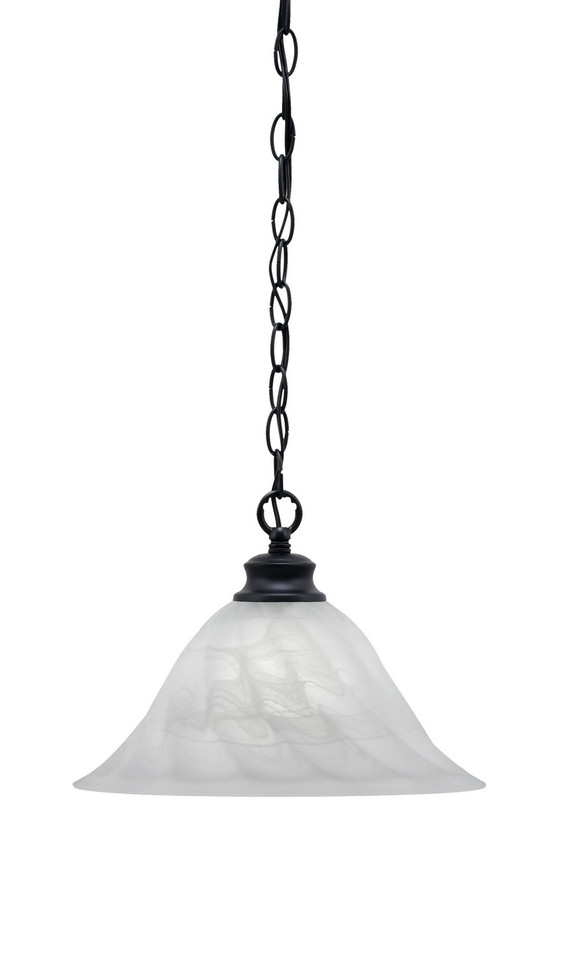 Toltec Lighting - 92-MB-5731 - One Light Pendant - Chain - Matte Black
