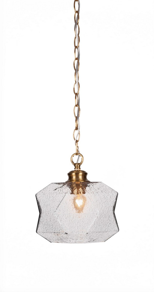 Toltec Lighting - 92-NAB-4492 - One Light Pendant - Rocklin - New Age Brass