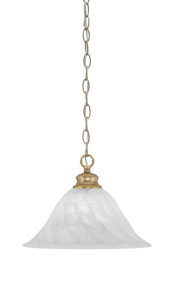 Toltec Lighting - 92-NAB-5731 - One Light Pendant - Chain - New Age Brass