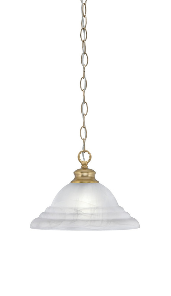 Toltec Lighting - 92-NAB-5931 - One Light Pendant - Chain - New Age Brass