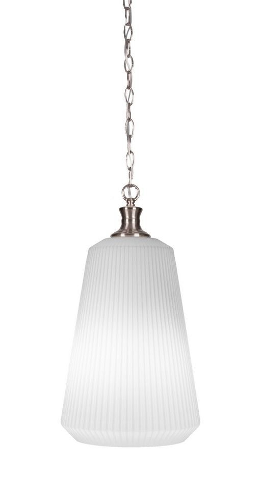 Toltec Lighting - 93-BN-4641 - One Light Pendant - Carina - Brushed Nickel