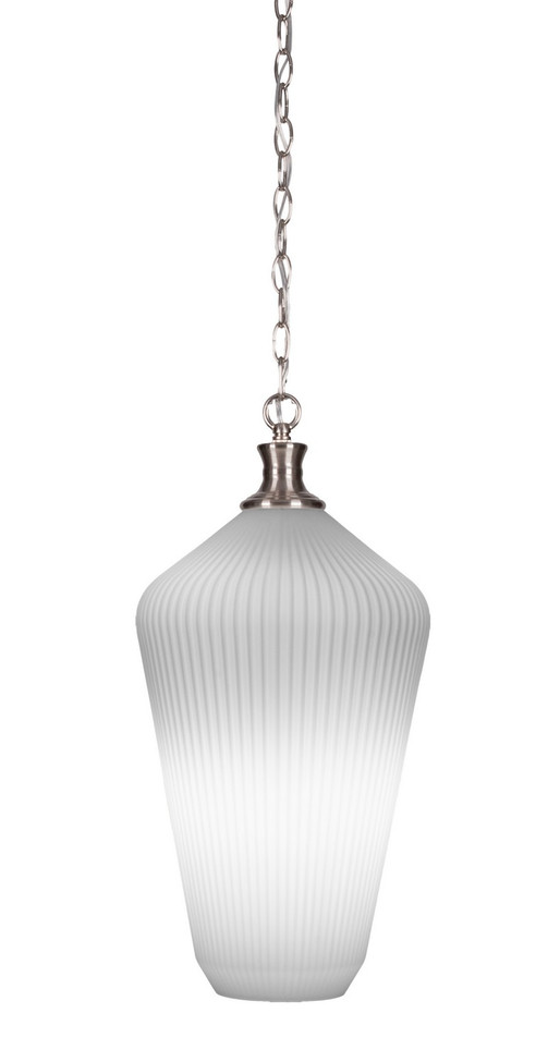 Toltec Lighting - 93-BN-4651 - One Light Pendant - Carina - Brushed Nickel