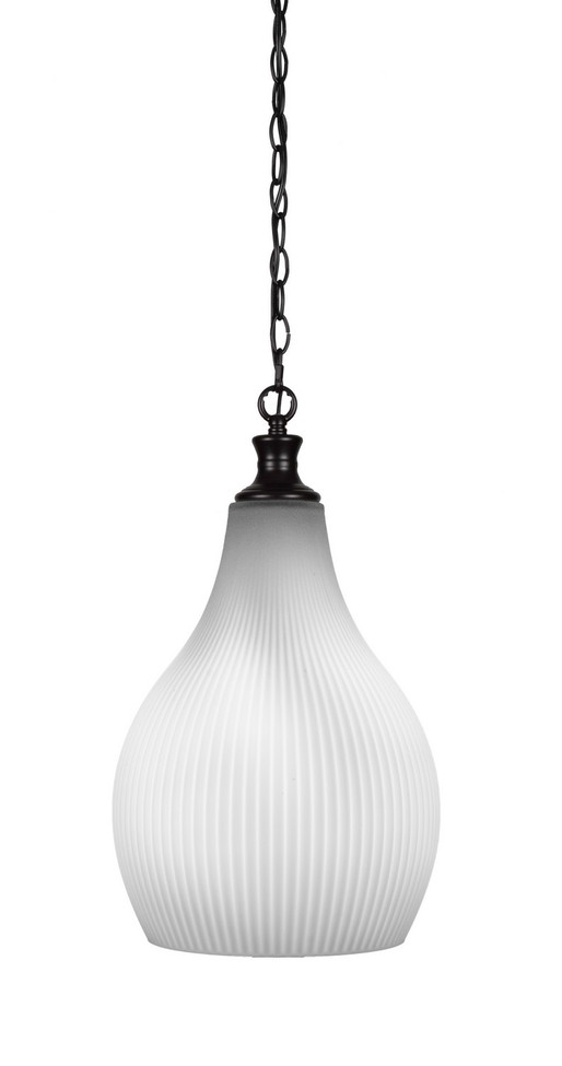 Toltec Lighting - 93-MB-4661 - One Light Pendant - Carina - Matte Black
