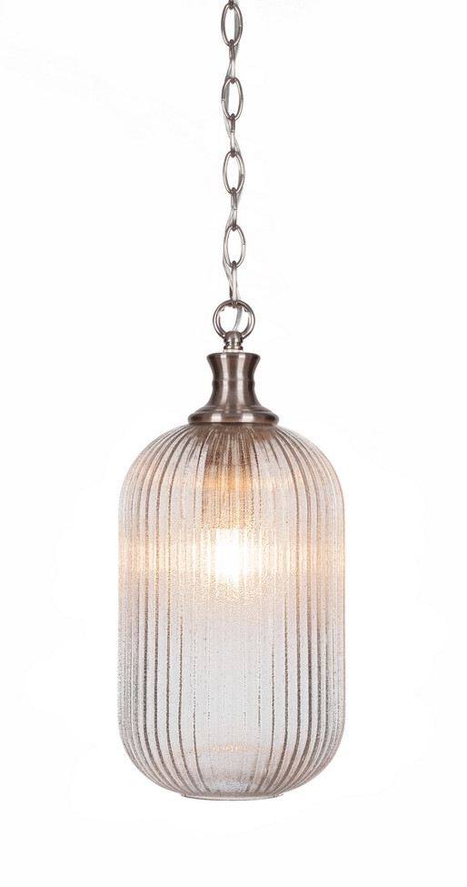 Toltec Lighting - 94-BN-4608 - One Light Pendant - Carina - Brushed Nickel