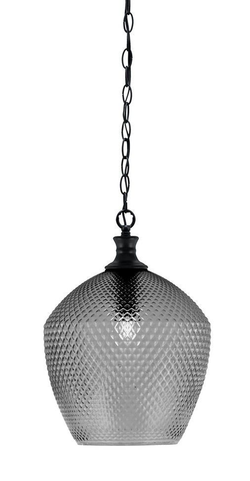 Toltec Lighting - 95-MB-4222 - One Light Pendant - Zola - Matte Black