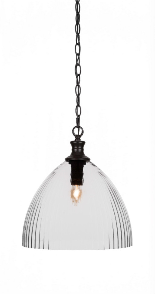 Toltec Lighting - 95-MB-4690 - One Light Pendant - Carina - Matte Black