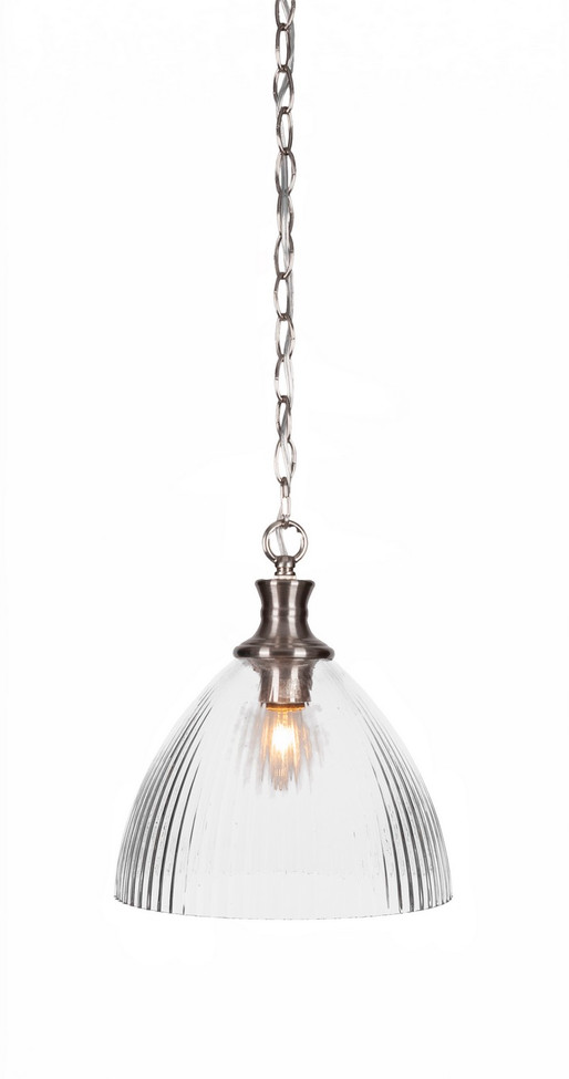 Toltec Lighting - 96-BN-4630 - One Light Pendant - Carina - Brushed Nickel