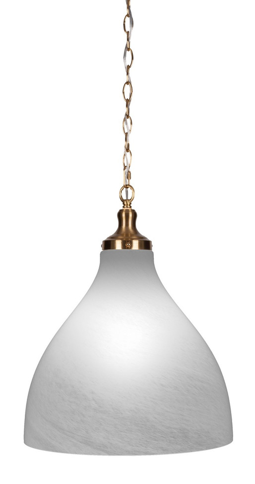 Toltec Lighting - 97-NAB-4741 - One Light Pendant - Juno - New Age Brass