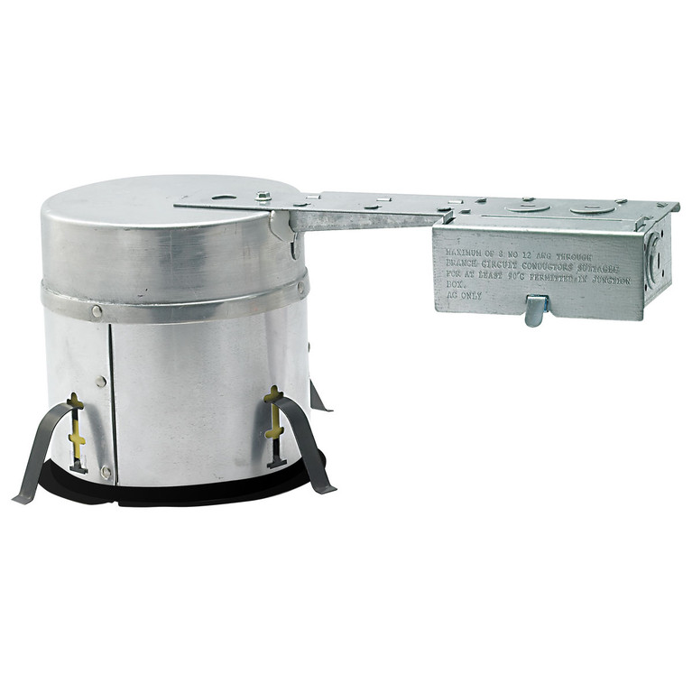 Nora Lighting - NHRIC-527QAT - 5 Line Voltage Ic At Remodel Shallow Housing - Rec Inc 5 Housing