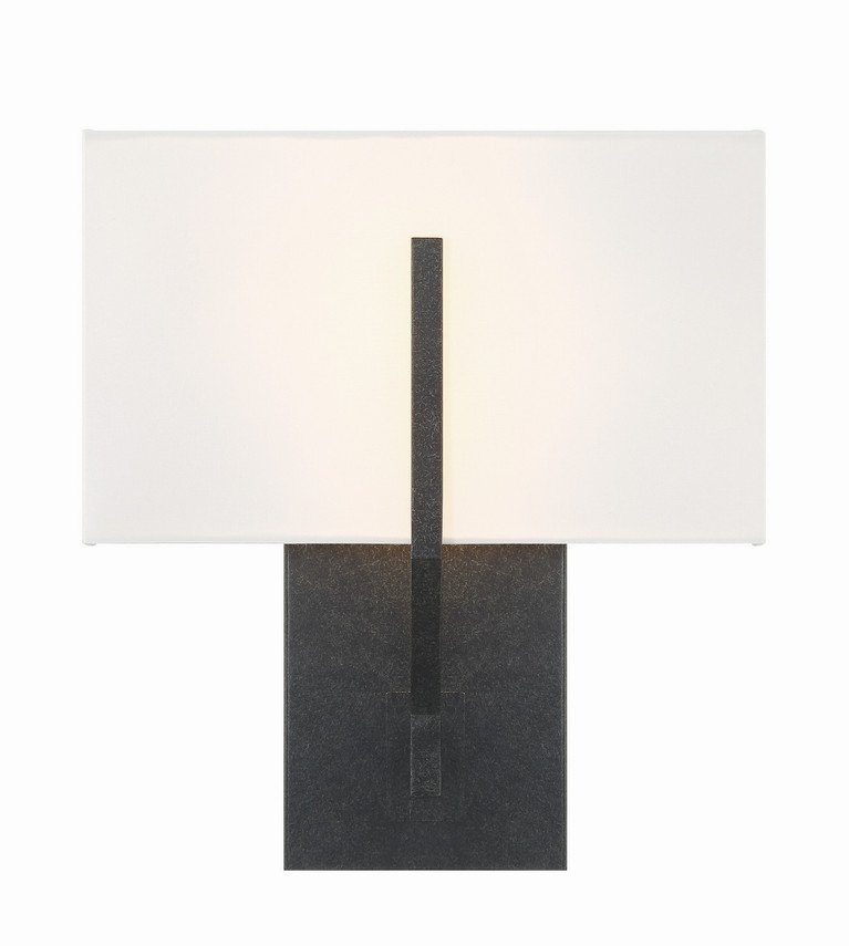 Crystorama - CAR-9202-BK - Two Light Wall Sconce - Carlyn - Black