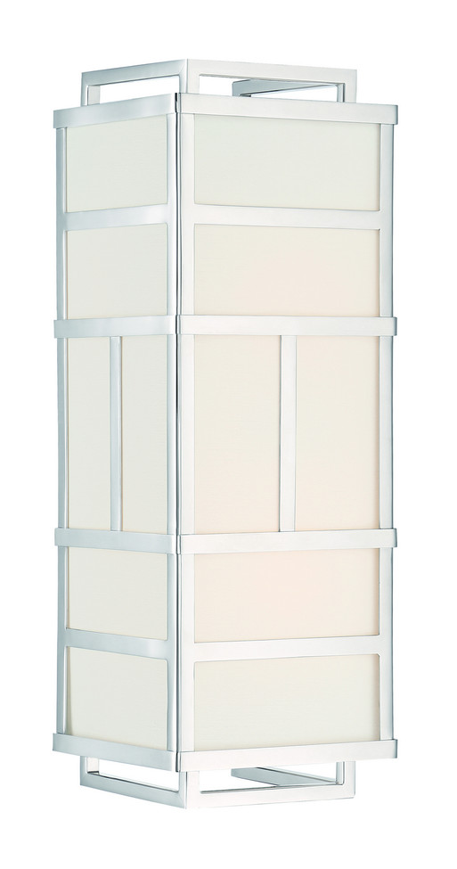 Crystorama - DAN-402-PN - Two Light Wall Sconce - Danielson - Polished Nickel