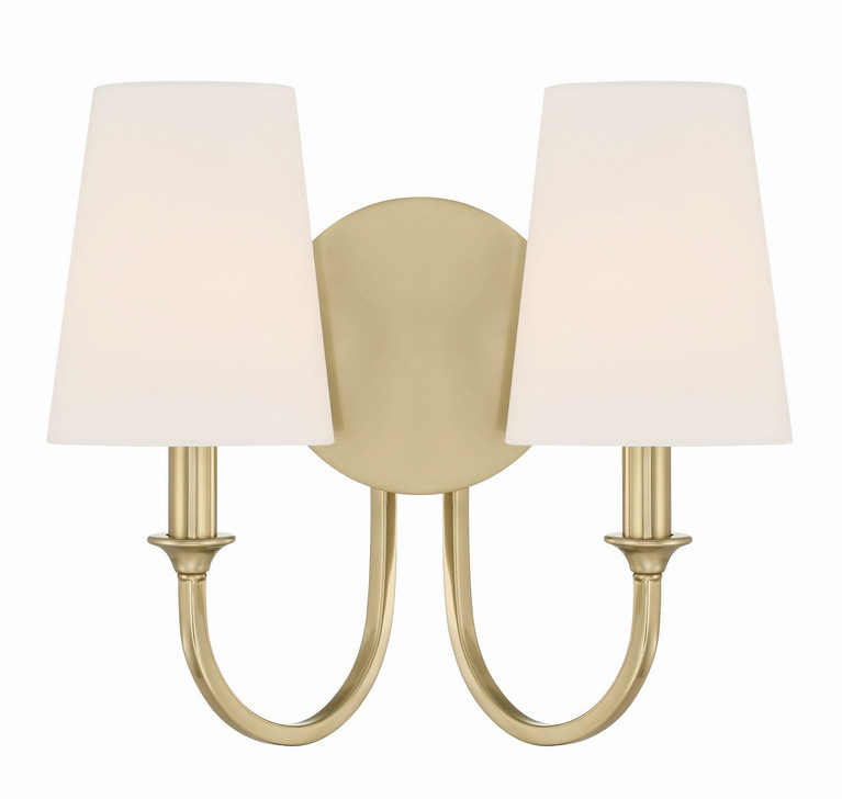 Crystorama - PAY-922-VG - Two Light Wall Sconce - Payton - Vibrant Gold
