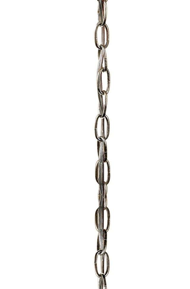 Currey and Company - 0980 - Chain - Harlow Silver Leaf