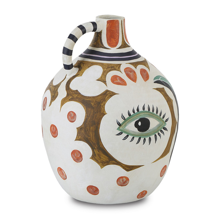 Currey and Company - 1200-0615 - Vase - Hamsa Demijohn - Multi-color