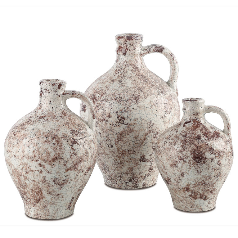 Currey and Company - 1200-0716 - Sculpture - Marne Collection - Brown/Off-White