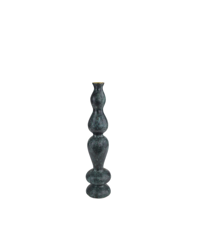Currey and Company - 1200-0830 - Vase - Luganzo Collection - Jade Green/Gold