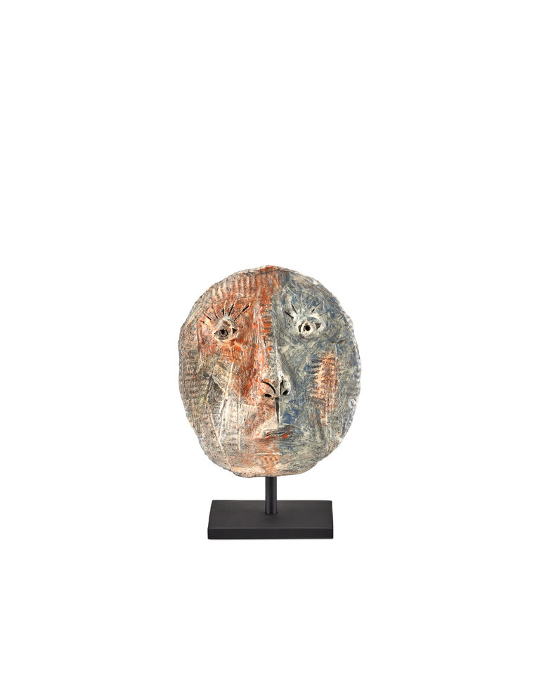 Currey and Company - 1200-0853 - Face Disc - Artisan Collection - Multi-color