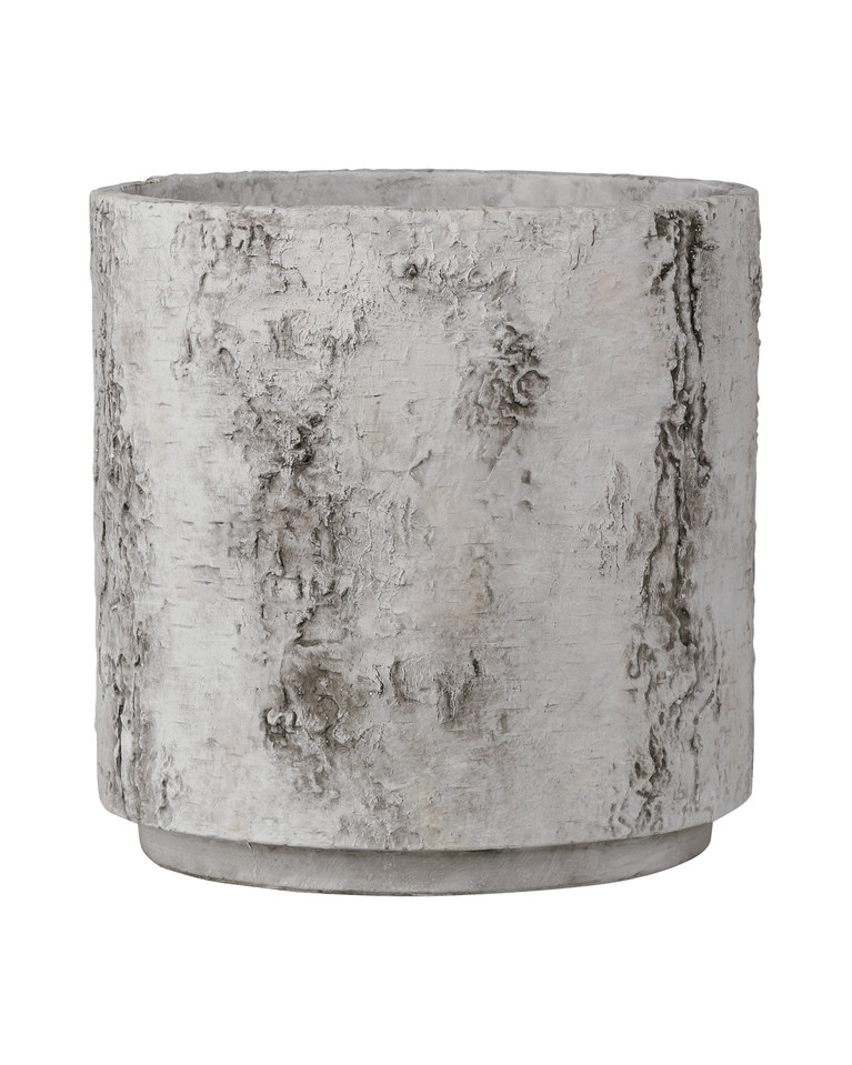 Currey and Company - 2200-0054 - Planter - Faux Birch - Black/Beige/Pale Gray