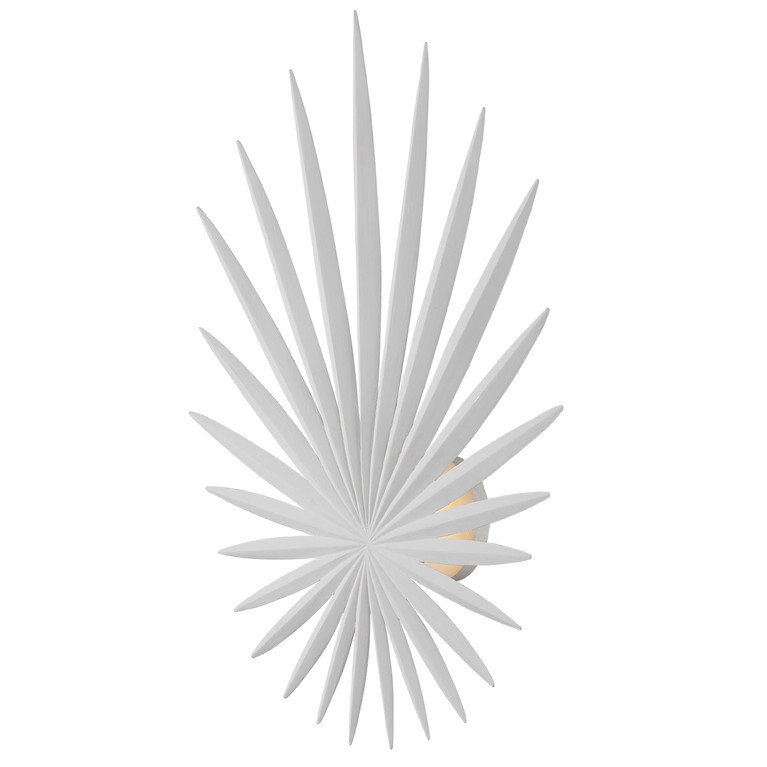 Currey and Company - 5000-0235 - LED Wall Sconce - Bismarkia - Gesso White