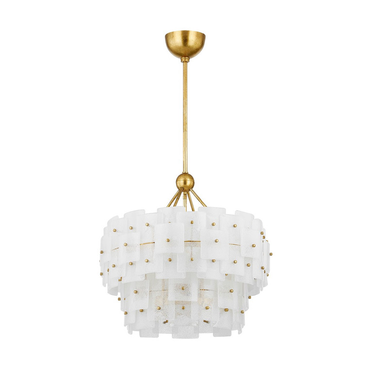 Troy Lighting - F2124-VGL - Six Light Chandelier - Jacik - Vintage Gold Leaf