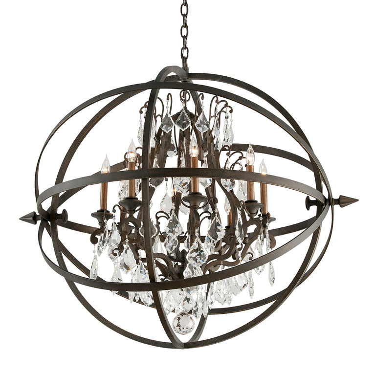 Troy Lighting - F2998-VBZ - Eight Light Chandelier - Byron - Vintage Bronze