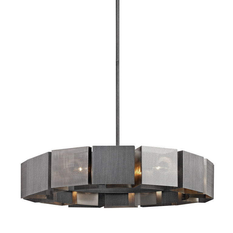 Troy Lighting - F6046-GRA/BN - 14 Light Chandelier - Impression - Graphite