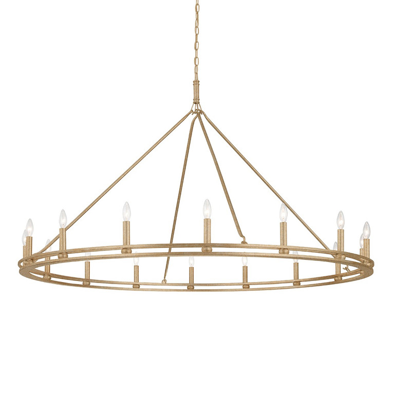 Troy Lighting - F6244-CPL - 16 Light Chandelier - Sutton - Champagne Silver Leaf