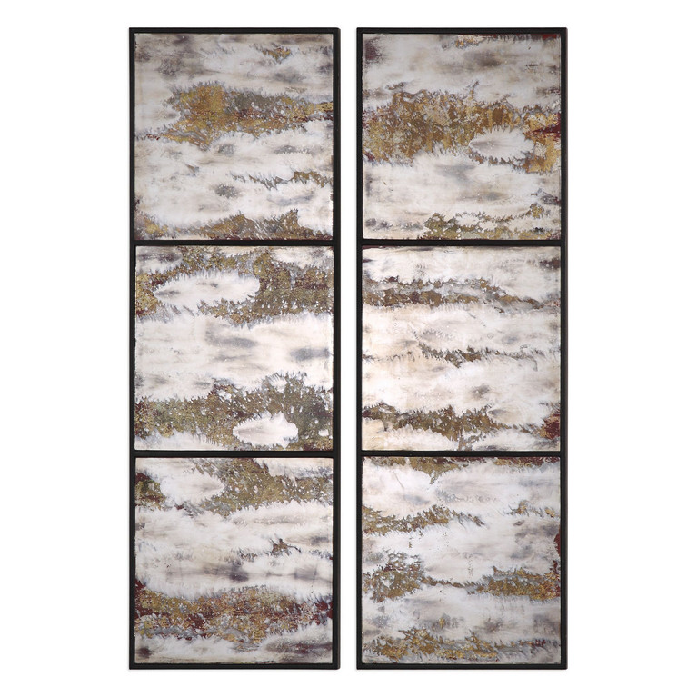 Uttermost - 04099 - Mirror Set Of 2 - Rahila - Antique Mirror