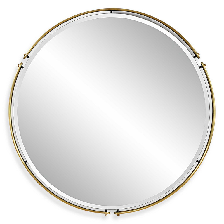 Uttermost - 08216 - Mirror - Wesley - Antique Brass