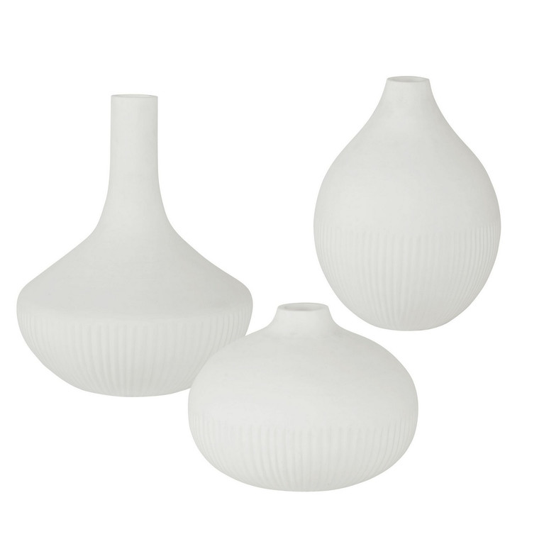 Uttermost - 18072 - Vases Set/3 - Apothecary - Satin White