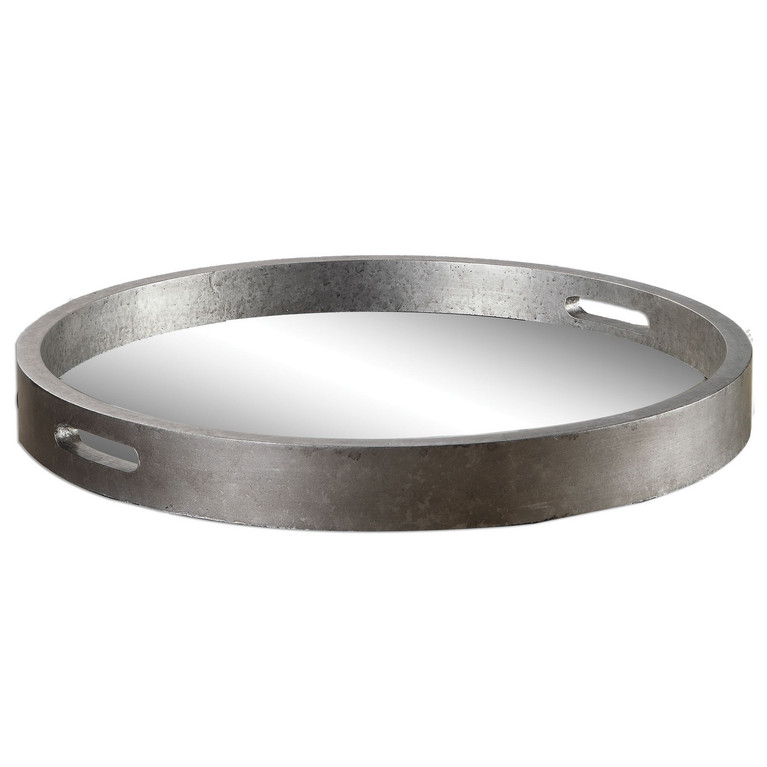Uttermost - 19997 - Tray - Bechet - Antiqued Silver
