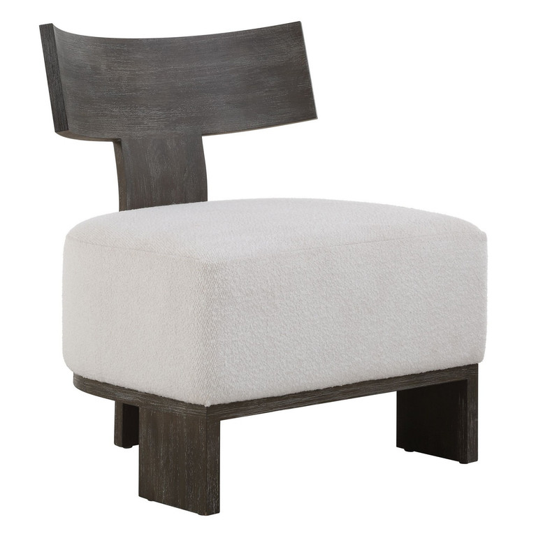 Uttermost - 23833 - Accent Chair - Finlay - Dark Walnut