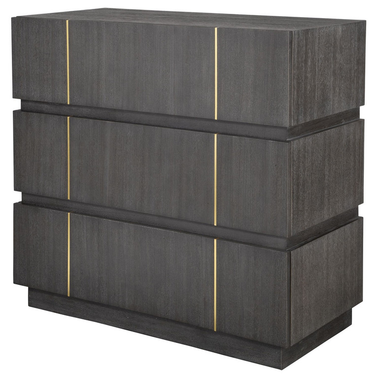 Uttermost - 24286 - Accent Chest - Between The Lines - Dark Walnut