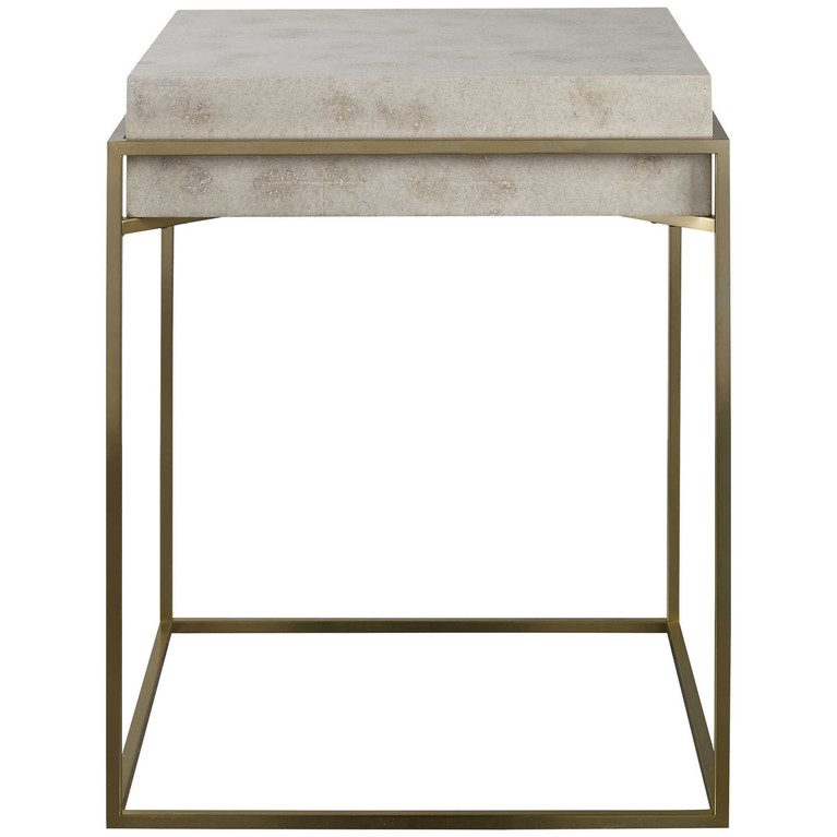 Uttermost - 25100 - Accent Table - Inda - Brushed Brass