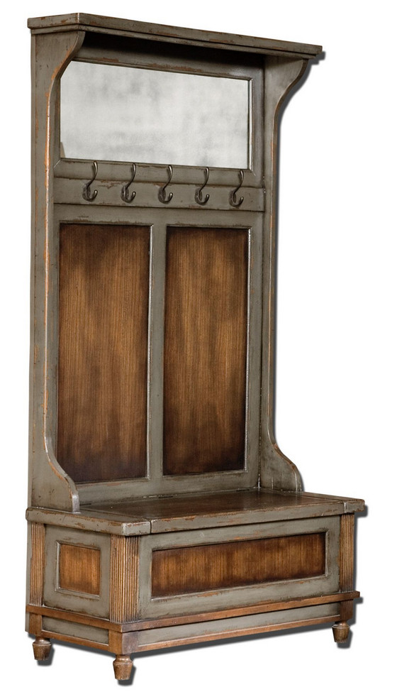 Uttermost - 25561 - Hall Tree - Riyo - Aged Brass