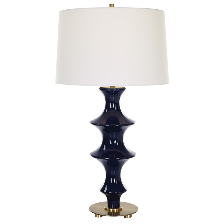 Uttermost - 30196 - One Light Table Lamp - Coil - Antique Brass
