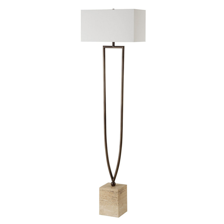 Uttermost - 30399 - One Light Floor Lamp - Fork In The Road - Dark Bronze