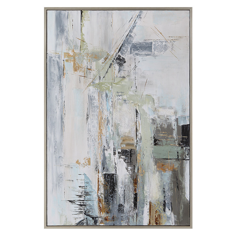 Uttermost - 41442 - Canvas Art - Natural Springs - Silver