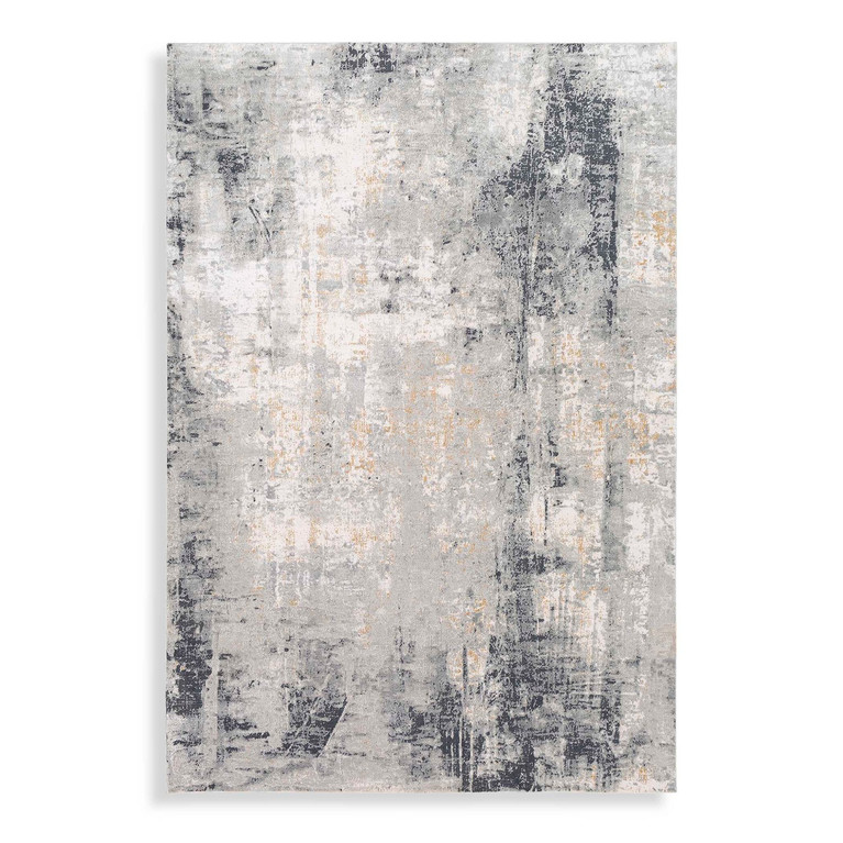 Uttermost - 71511-9 - Rug - Paoli - Light Gray Mustard Off-White Charcoal Gray