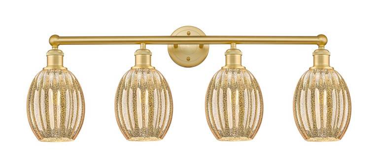 Innovations - 616-4W-SG-G459-6ME - Four Light Bath Vanity - Edison - Satin Gold