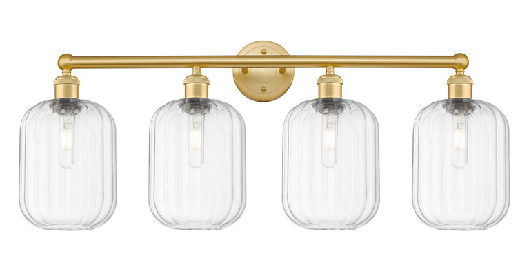 Innovations - 616-4W-SG-G460-7CL - Four Light Bath Vanity - Edison - Satin Gold