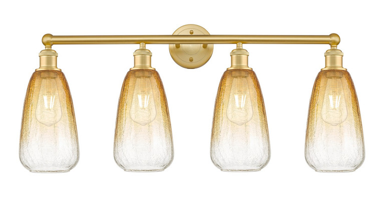 Innovations - 616-4W-SG-G480-6AM - Four Light Bath Vanity - Edison - Satin Gold