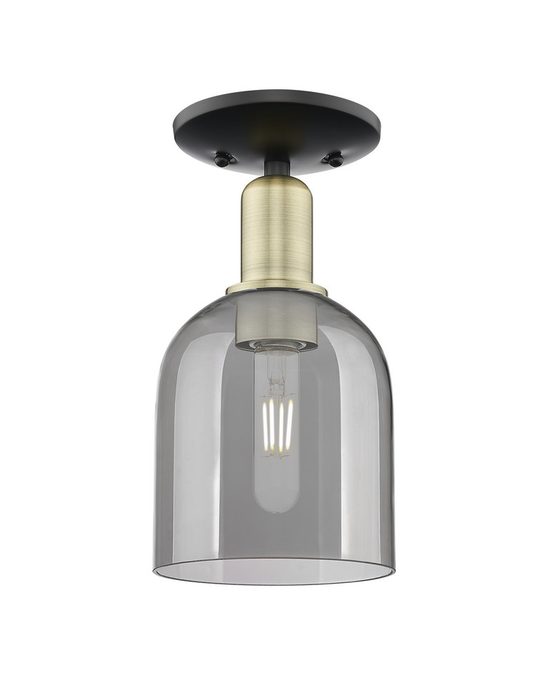 Innovations - 716-1C-BAB-G558-6SM - One Light Semi-Flush Mount - Arcadia - Black Antique Brass