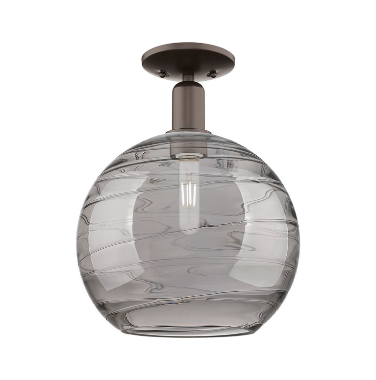 Innovations - 716-1C-OB-G1213-12SM - One Light Semi-Flush Mount - Arcadia - Oil Rubbed Bronze