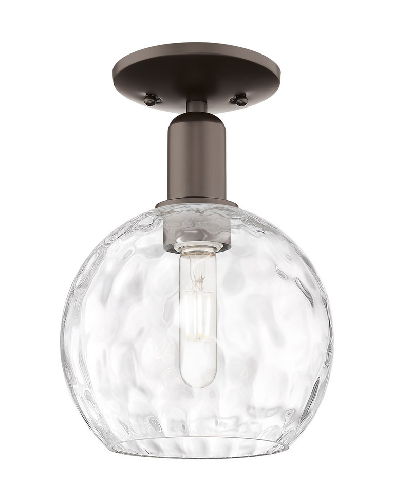 Innovations - 716-1C-OB-G1215-8 - One Light Semi-Flush Mount - Arcadia - Oil Rubbed Bronze
