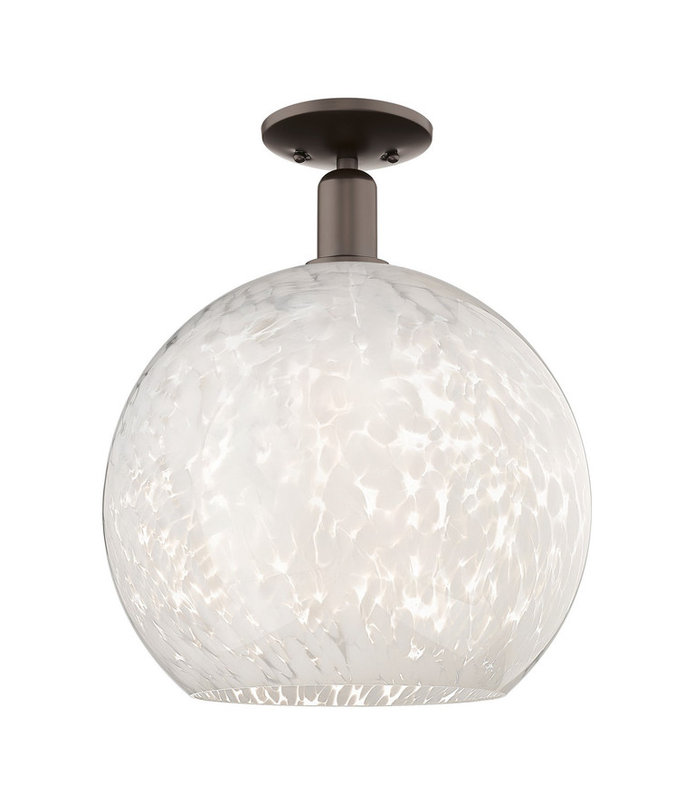 Innovations - 716-1C-OB-G1216-14WM - One Light Semi-Flush Mount - Arcadia - Oil Rubbed Bronze