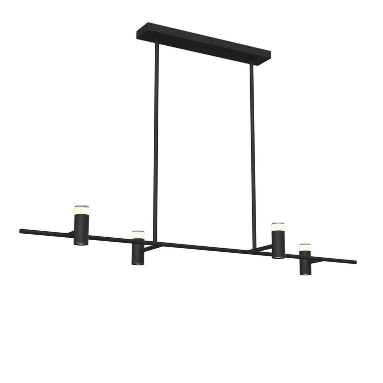 Dals - CAPD72-CC-BK - Four Light Pendant - Quartet - BK