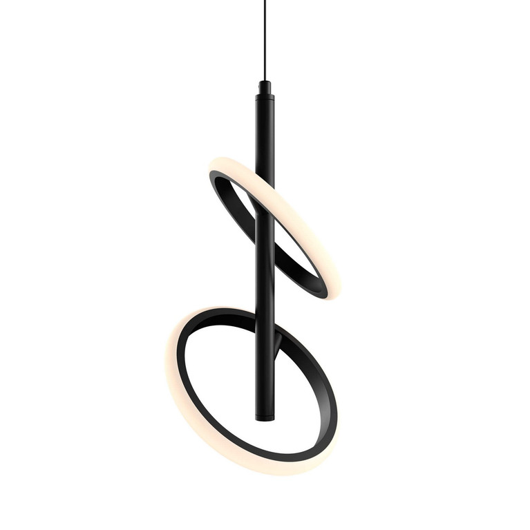Dals - RRPD2-CC-BK - Two Light Pendant - Olympia Two - BK