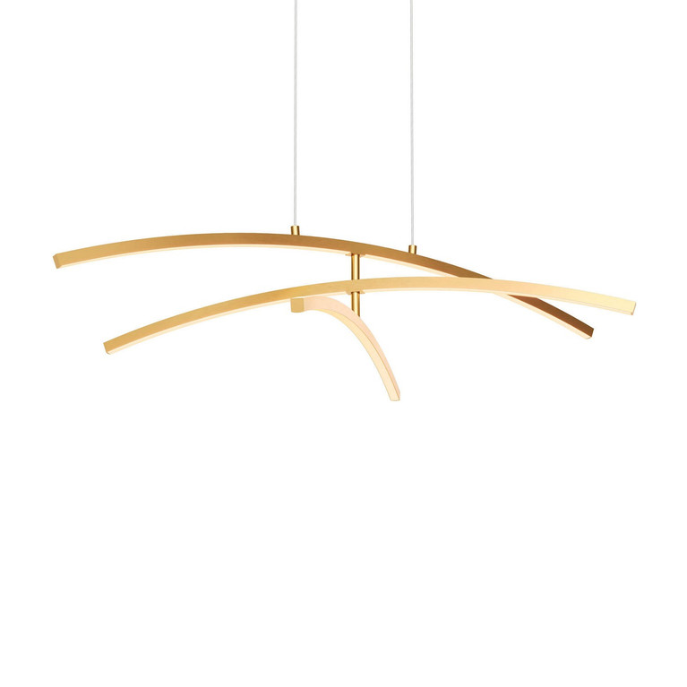 Dals - W3PD36-CC-GD - Three Light Pendant - Sway - GD